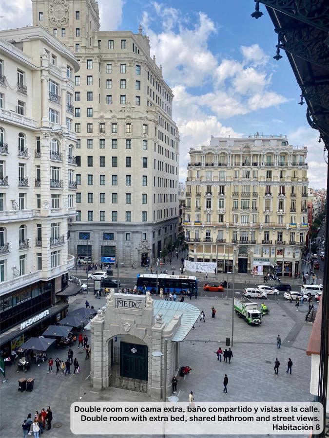 Gran Via Sol Rooms Madrid Exterior foto