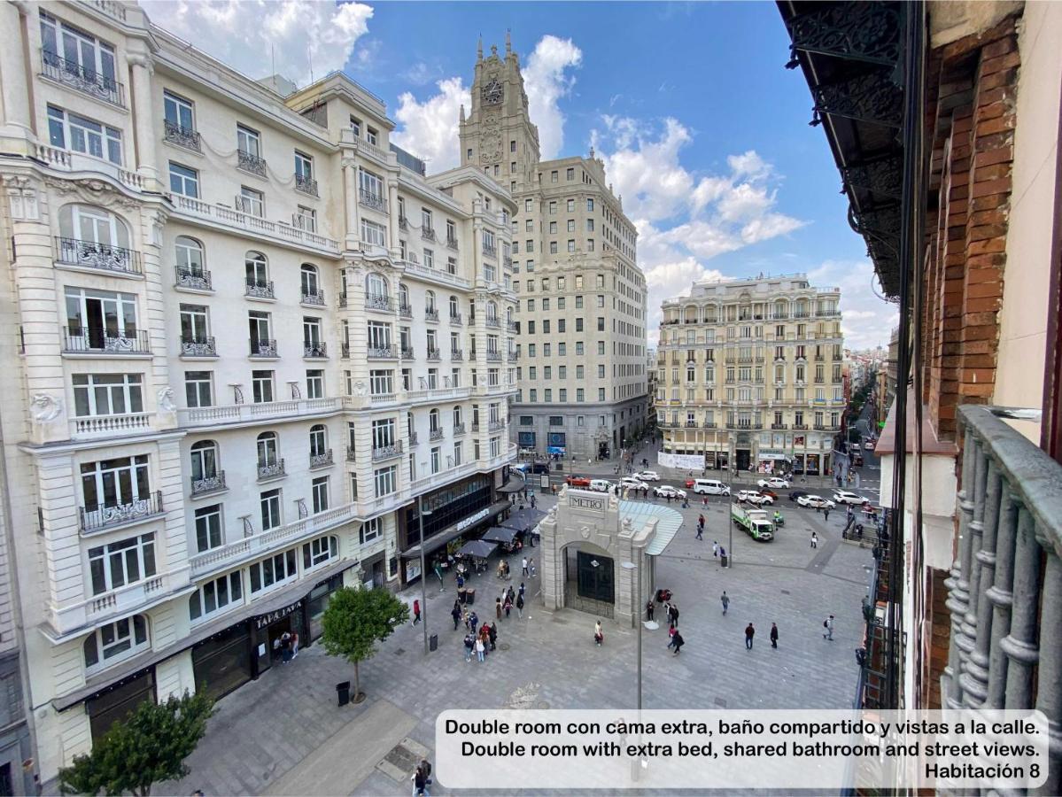 Gran Via Sol Rooms Madrid Exterior foto